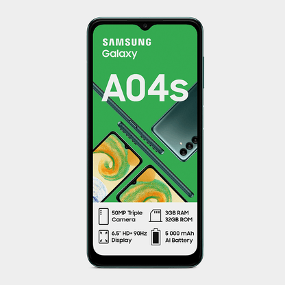 Lte 6.5'' 3 Gb+32 Gb Int Memory Ds Samsung Galaxy A04s Green