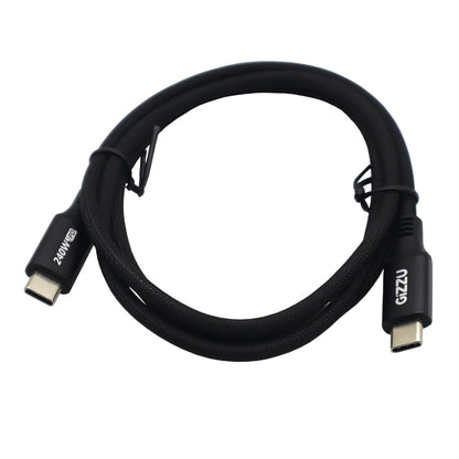 Gizzu Type-C to Type-C 240W Charging Cable 1M - Black