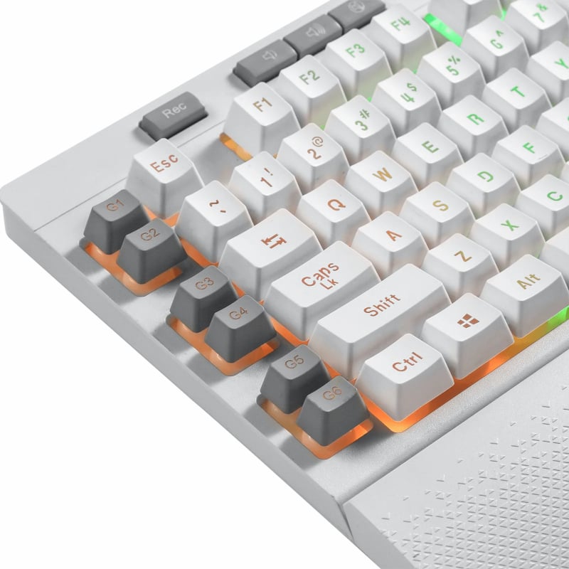 REDRAGON SHIVA Membrane Keyboard - White