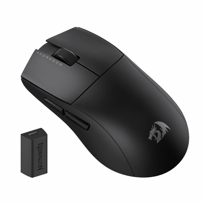 REDRAGON M916 PRO 4K 3-Mode Wireless Gaming Mouse - Black