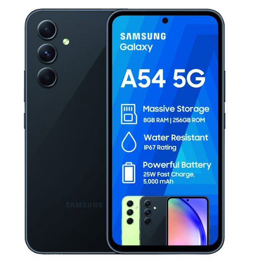 5 G 6.4'' 8 Gb Ram+256 Gb Int Memory Ds Samsung Galaxy A54 Black