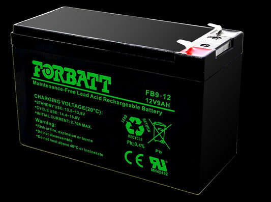 12V 9AH Sealed Lead Acid Battery - Vice-Tech
