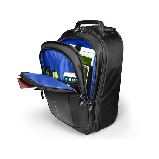 Port Chicago Evo Black 15.6" Trolley Backpack
