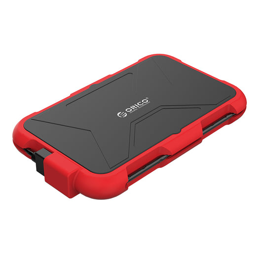 ORICO 2.5" USB3.0 External HDD Silica Gel Enclosure - Red