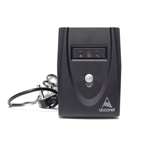 Acconet - 700VA/360W Offline UPS with AVR function with built-in 1 x 12V 7Ah battery