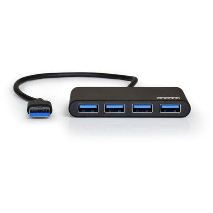 Port 4 Port Hub Usb3.0 Plug And Play Black