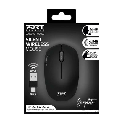 Port Wireless Graphite Mouse