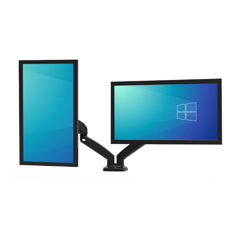 Port Dual Screen Vesa Mountable Up To 32" Desk Monitor Arm