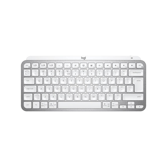 Logitech Mx Keys Mini Pale Grey Minimalist Illuminated Wireless Keyboard