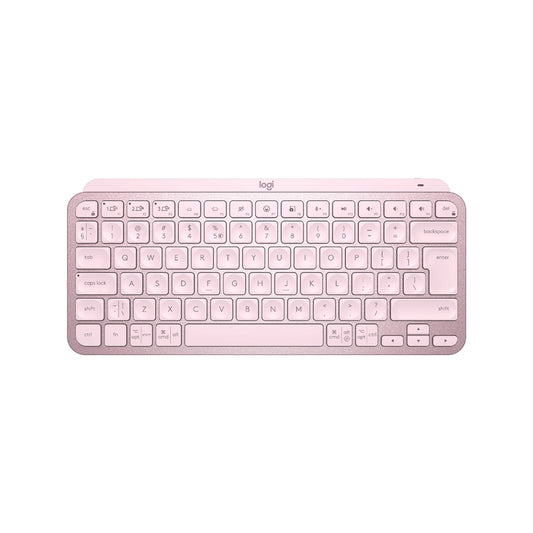 Logitech Mx Keys Mini Rose Minimalist Illuminated Wireless Keyboard