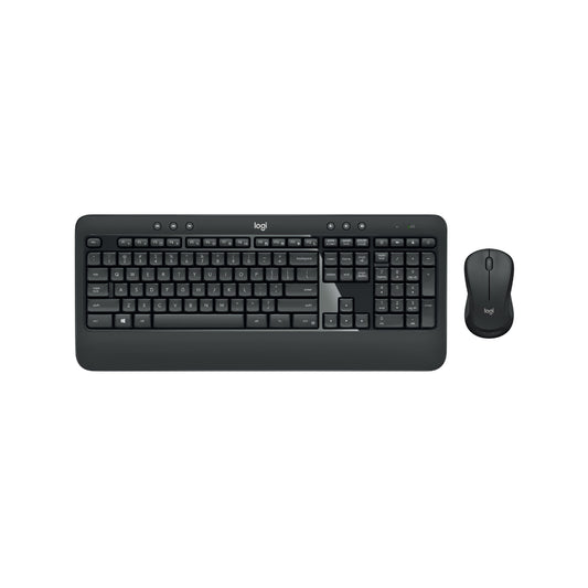 Logitech Mk540 Advanced Wireless Keyboard And Mouse Combo, Black