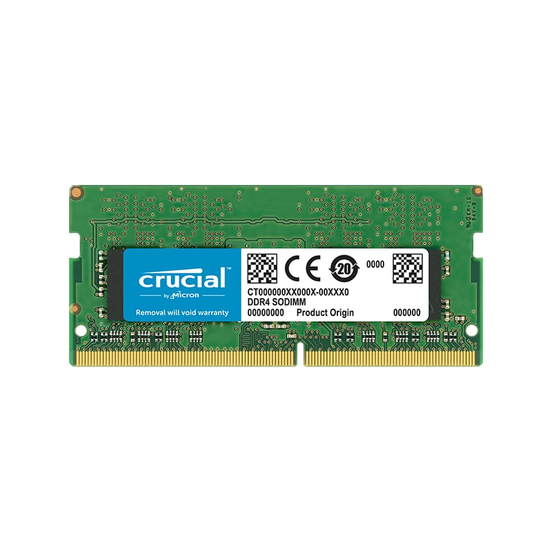 Crucial 4GB 2666MHz DDR4 Single Rank SODIMM Notebook Memory