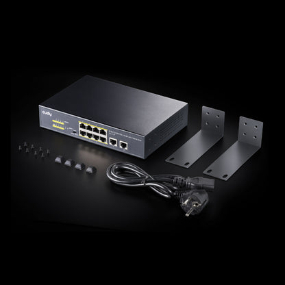 Cudy 10-Port Unmanaged PoE+ Switch | FS1010P