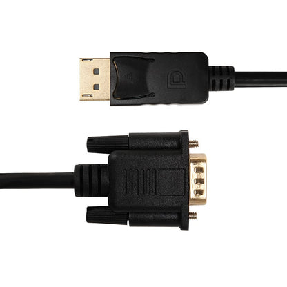 GIZZU 1080P DISPLAYPORT TO VGA CABLE 1.8