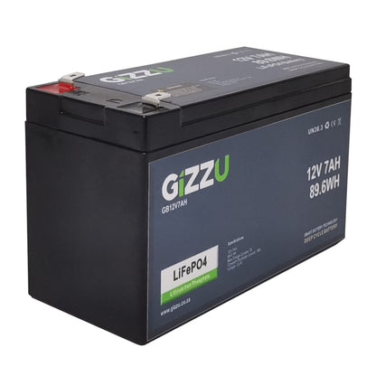 Gizzu 12v 7ah Lithium batteries