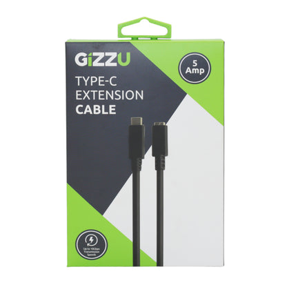 GIZZU USB-C Extension Male to Female USB3.1 1M Cable