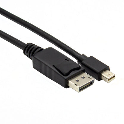 GIZZU Mini DP to DP 4k 30Hz|4k 60Hz 1.8m (Thunderbolt 2 compatible) Cable - Black