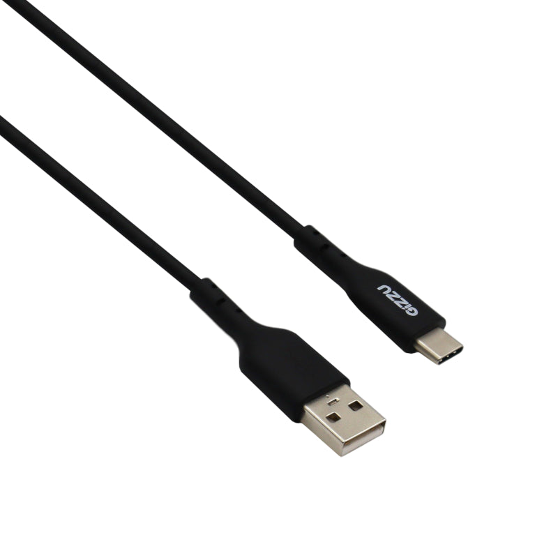 GIZZU USB2.0 A to USB-C 1m Cable Black
