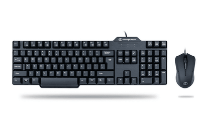 GoFreetech Wired KB/MOUSE Combo - Black