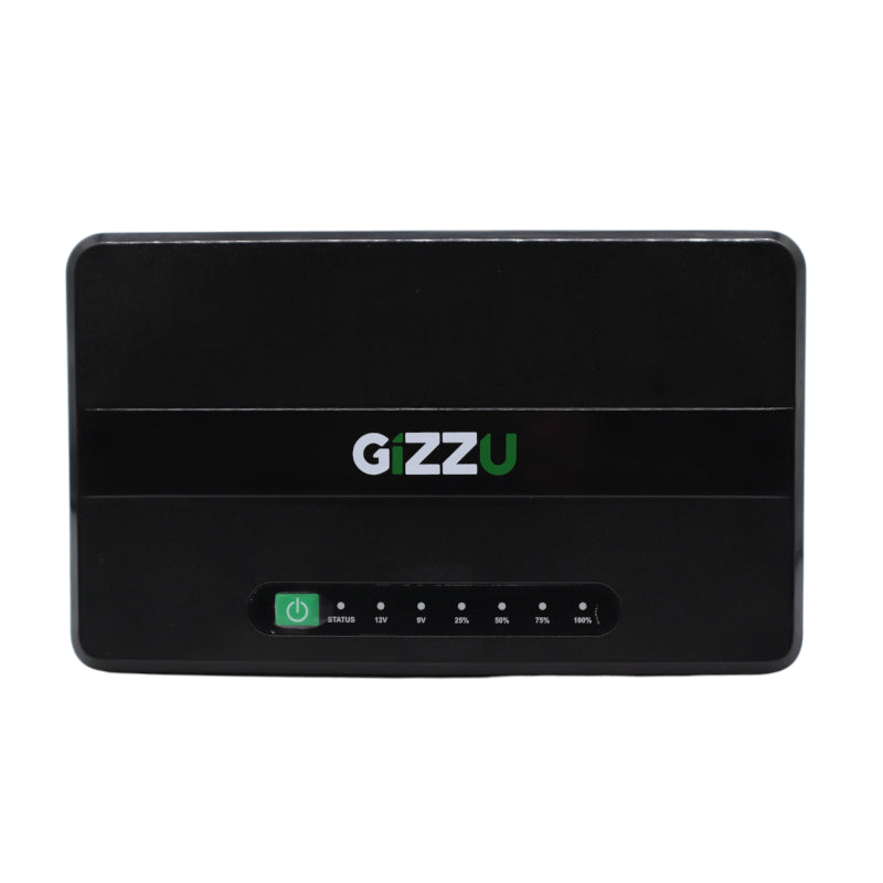 GIZZU 30W 32Wh 8800mAh Mini DC UPS - Black