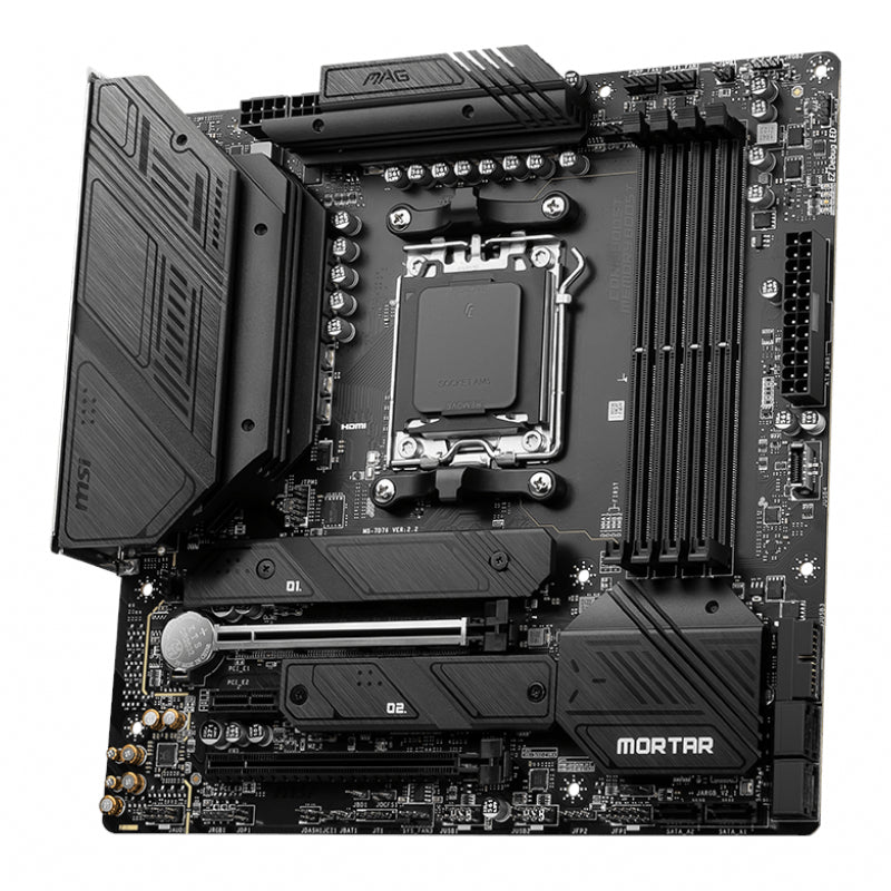 MSI MAG B650M Mortar WIFI AMD AM5 mATX Gaming Motherboard