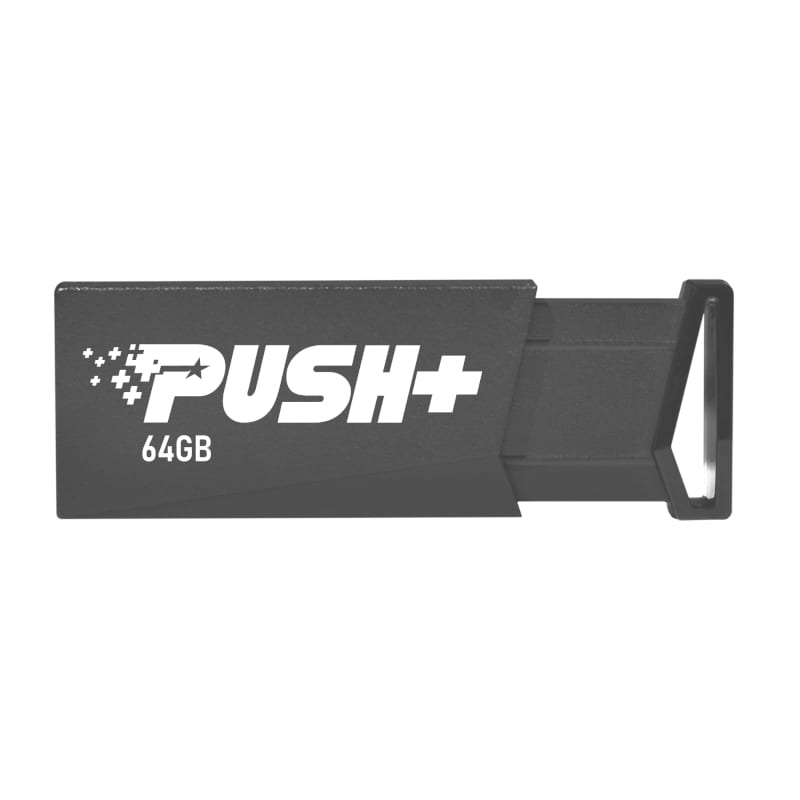 Patriot Push+ 64GB USB3.1 Flash Drive - Grey