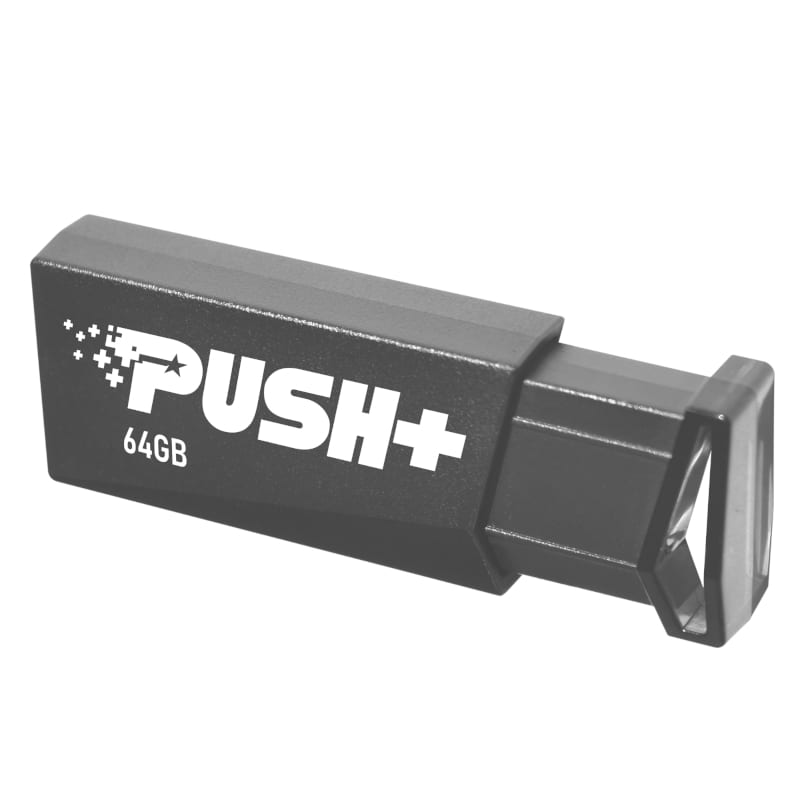 Patriot Push+ 64GB USB3.1 Flash Drive - Grey