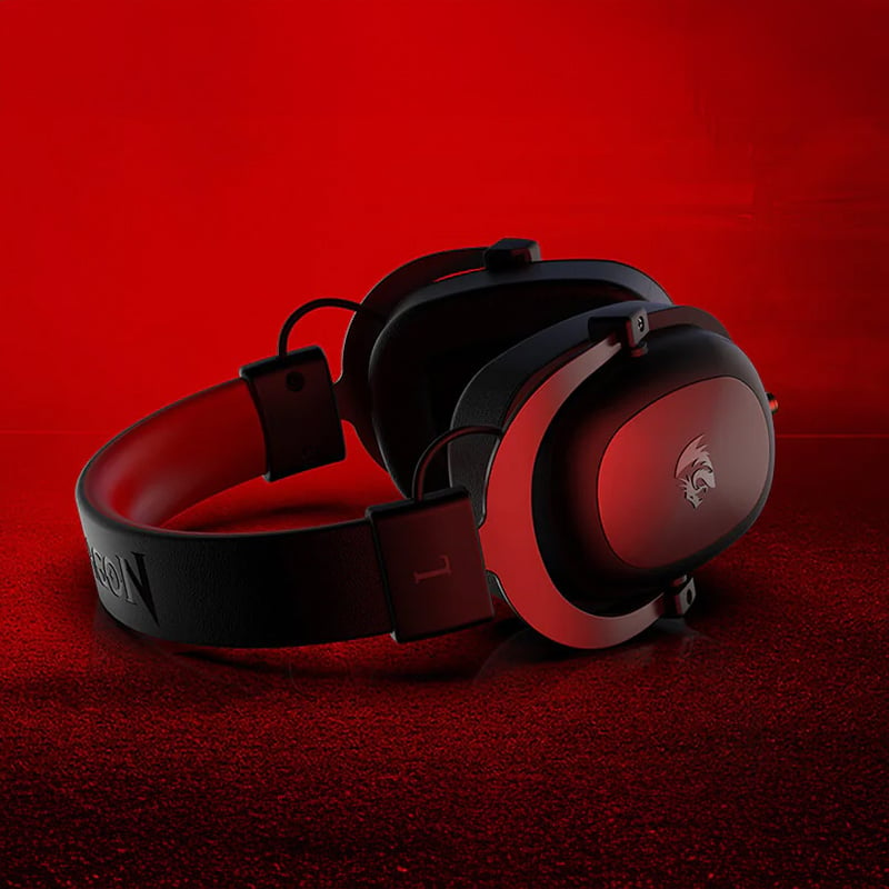 REDRAGON Over-Ear ZEUS 2 USB Gaming Headset - Black