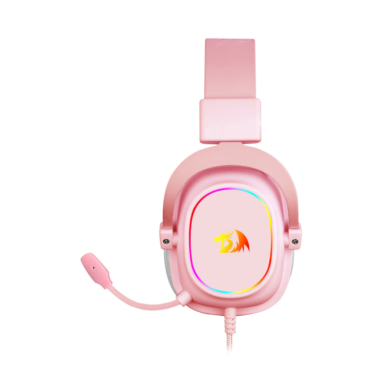 REDRAGON Over-Ear ZEUS-X USB RGB Gaming Headset - Pink