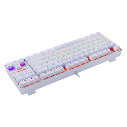 REDRAGON KUMARA Mechanical 87 Key|RGB Backlit Gaming Keyboard - White