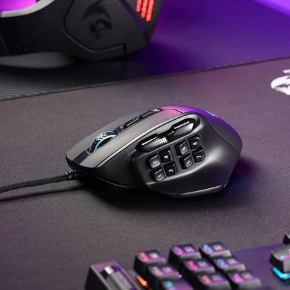 REDRAGON MOUSE AATROX 6200DPI MMO RGB