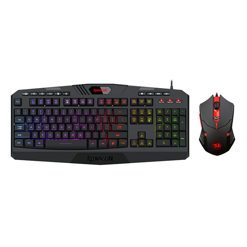 REDRAGON 2IN1 (K503A-RGB|M601) Gaming Combo 1 - Black