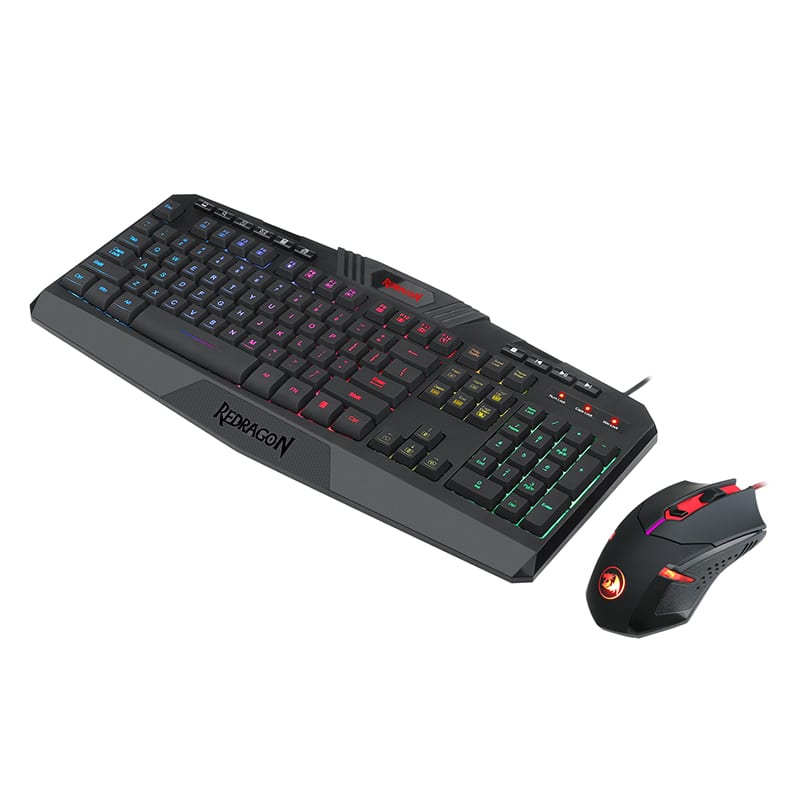 REDRAGON 2IN1 (K503A-RGB|M601) Gaming Combo 1 - Black