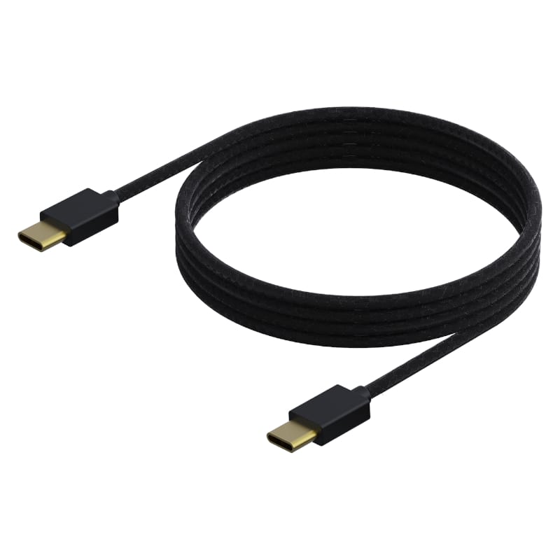 Sparkfox PlayStation 5 Braided USB Type-C to Type-C Charge and Play Cable - Black
