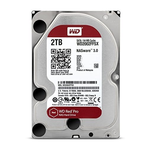 WD Red Pro 2TB 64MB 3.5" SATA HDD