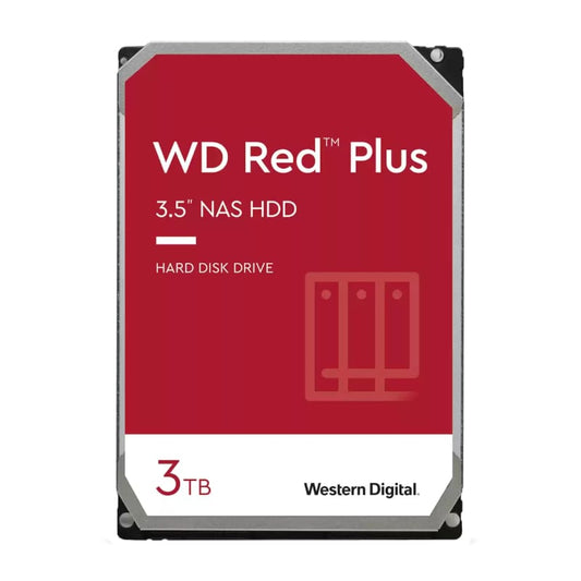 WD Red Plus 3TB 128MB 3.5" SATA HDD
