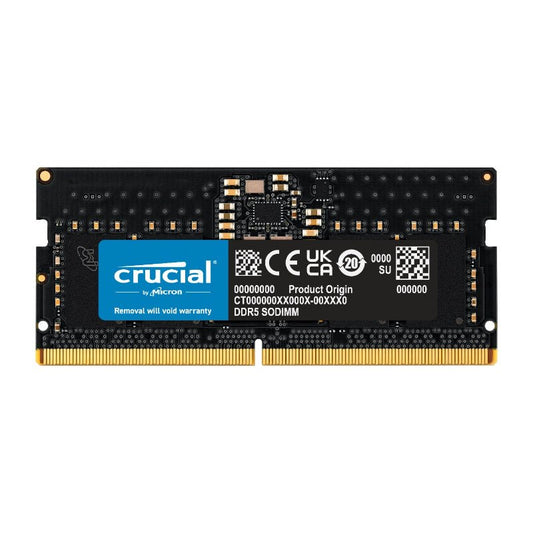 Crucial 16GB 4800MHz DDR5 SODIMM Notebook Memory - Vice-Tech