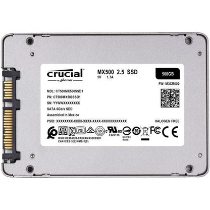 Crucial MX500 500GB 2.5" SATA 3D NAND SSD - Vice-Tech