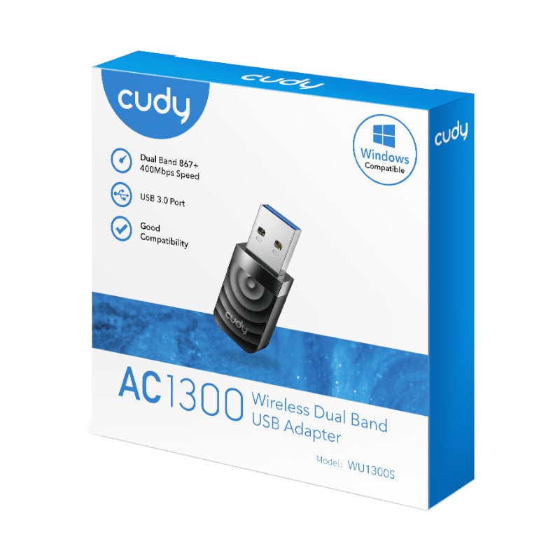 Cudy 1300Mbps High Gain WiFi USB3.0 Adapter - Vice-Tech