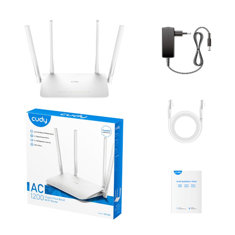 Cudy AC1200 Gigabit Wi-Fi Mesh Router - Vice-Tech