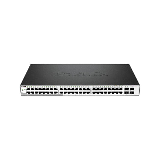 D Link 52 Port Smart Managed Switch 48 X 1 Gbe Ports 4 X 1 Gbps Sfp Ports Rackmount Form Factor