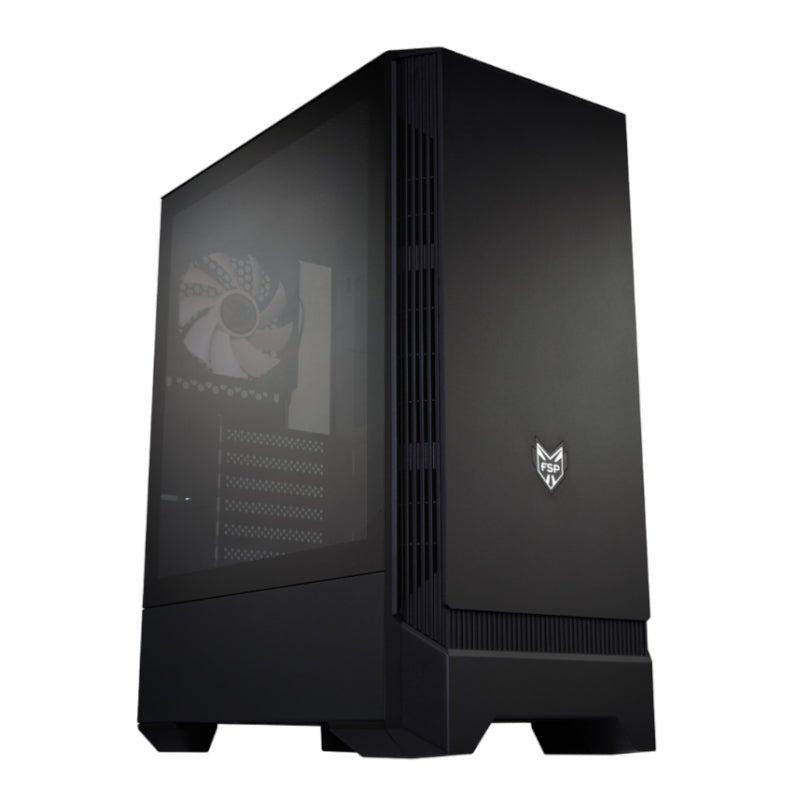 FSP CMT260 ATX | Micro-ATX | Mini-ITX ARGB Mid-Tower Gaming Chassis - Black - Vice-Tech