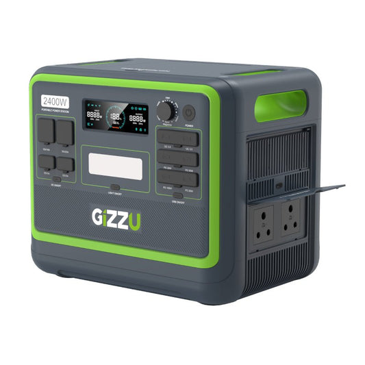 GIZZU HERO 2048WH 2400W UPS Portable Power Station - Vice-Tech