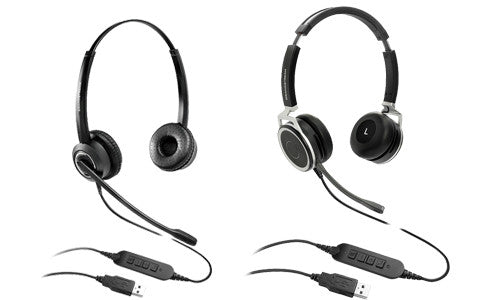Grandstream Premium HD USB binaural Headset with integrated call light, noise cancelling technology - Vice-Tech