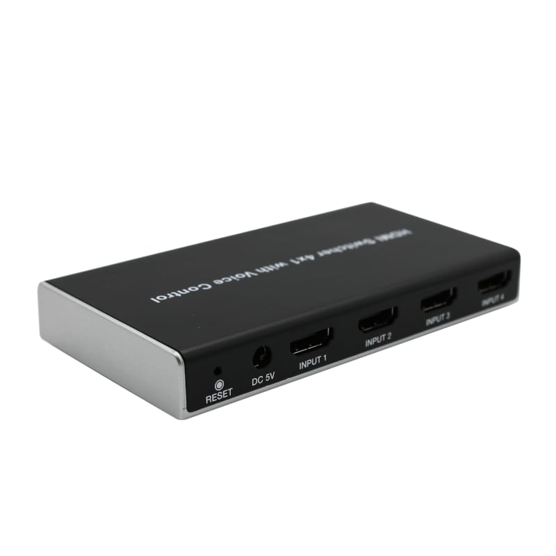 HDCVT 4x1 HDMI 2.0 Switch with Voice Control - Vice-Tech