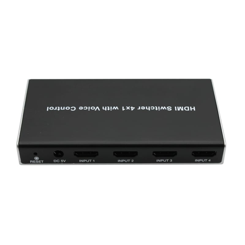 HDCVT 4x1 HDMI 2.0 Switch with Voice Control - Vice-Tech