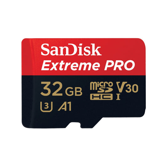 Sandisk Extreme Pro Microsdhc 32 Gb And Sd Adapter And Rescuepro Deluxe 100 Mbs A1 C10 V30 Uhs I U3
