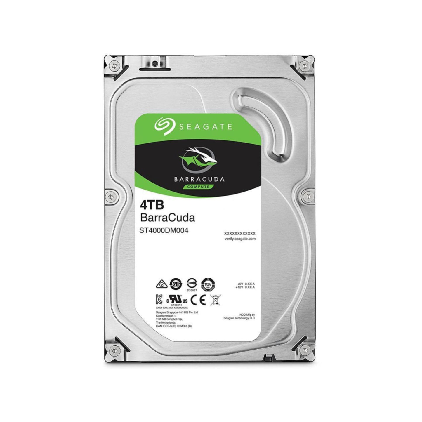 Seagate 4 Tb 3.5 Barracuda Desktop Hdd Sata 6 Gbps