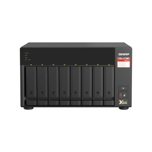 Qnap 8 Bay Nas Amd Ryzen V1000 Series V1500 B 4 C 8 T 2.2 Ghz 8 Gb Ddr4 Ram