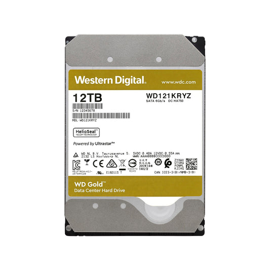 Wd Gold 12 Tb Sata 6 Gbs 256 Mb 3.5 Hdd